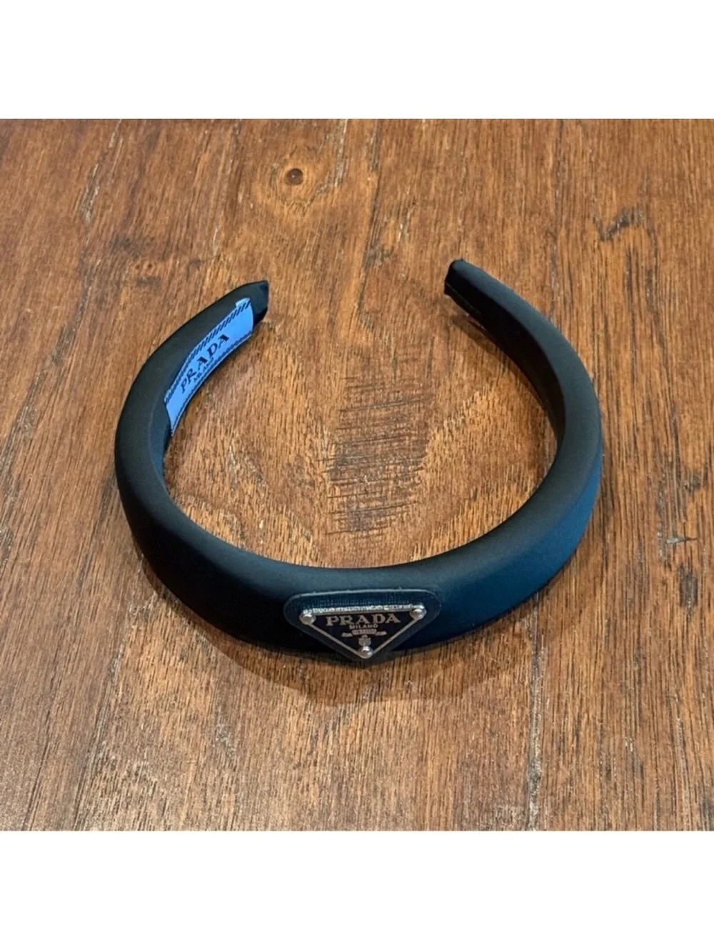 Luxury Black Logo Triangle Headband